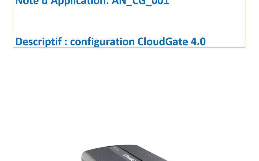 Comment configurer le routeur Option CloudGate 4.0