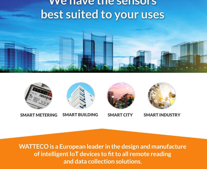 Catalogue des capteurs IoT NKE Watteco pour réseaux LPWAN Sigfox et LoRaWAN