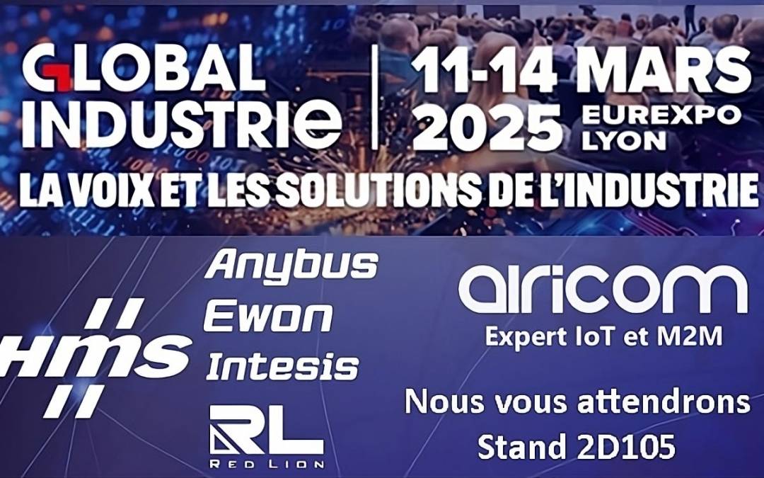 Airicom est présent à Global Industrie Lyon 2025